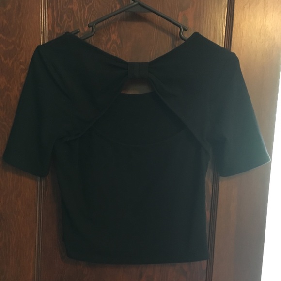 Open Back Bow Top